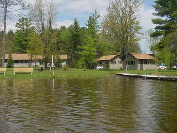 View of River Cabins from Thunderbay River